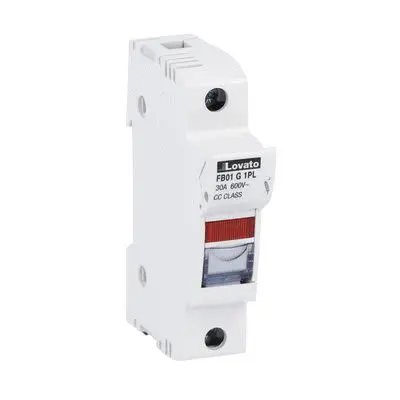 Produktfoto 1 von Lovato Halter 10x38mm 30A 600V 1-polig