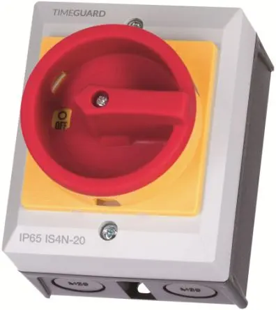 Produktfoto 1 von Timeguard Weathersafe Sicherungslasttrennschalter 4-polig SMD 20A IP66 1-phasig