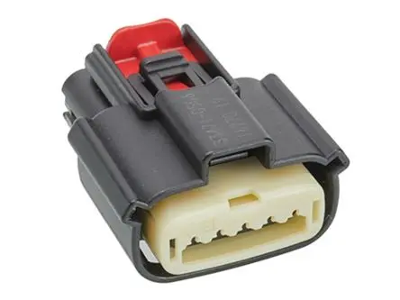 Produktfoto 1 von Molex 33471 Steckverbindergehäuse, Kabel, Steckverbinderbaugruppe, Crimp-Anschlussklemme, Buchse, 5-polig, Schwarz /