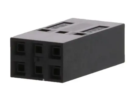 Produktfoto 1 von Molex 90143 Buchse Steckverbindergehäuse 2.54 mm, 6-polig / 2-reihig Gerade