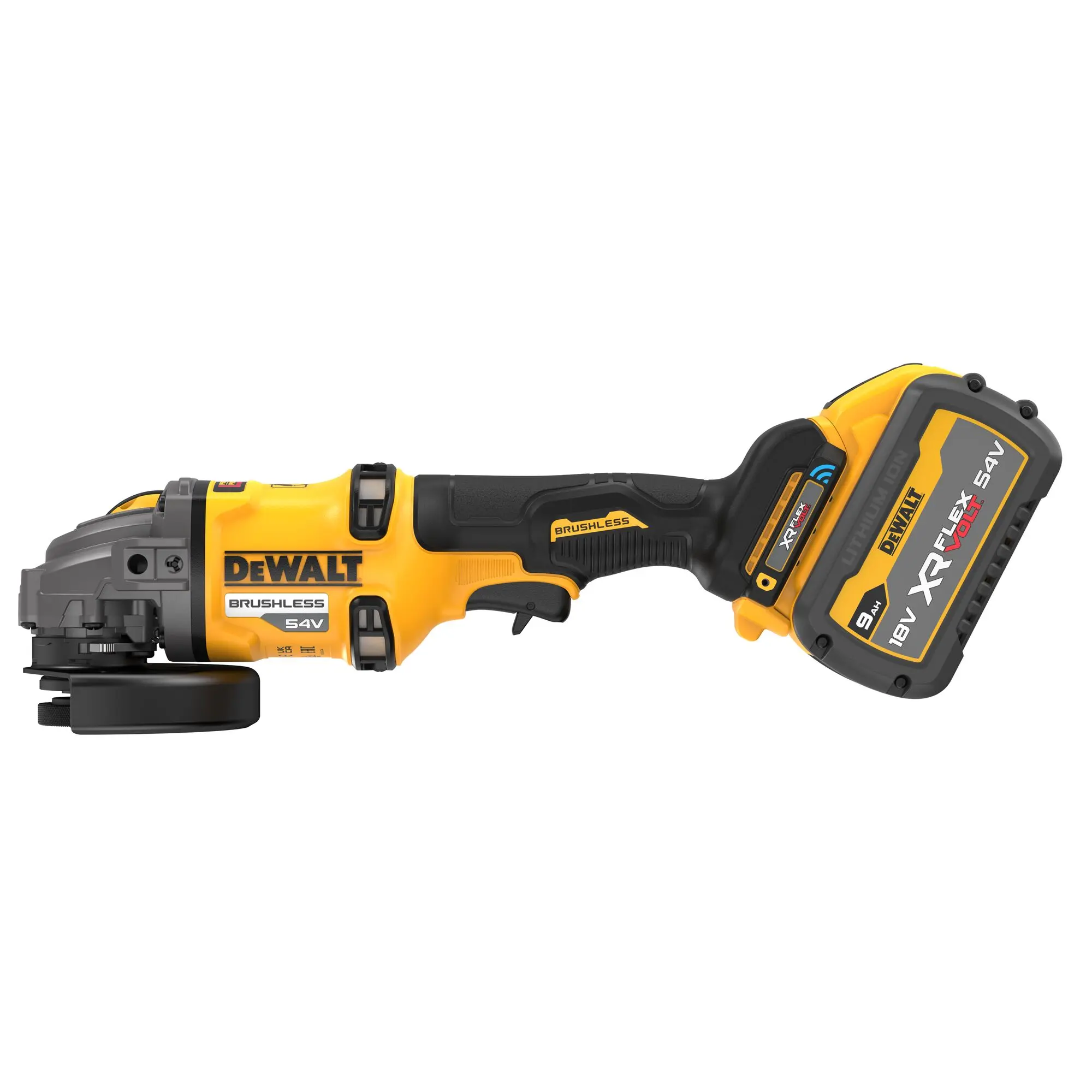 Produktfoto 1 von DeWALT DCG Winkelschleifer Bürstenlos, Scheiben-Ø 125 mm 9 Ah 9000U/min