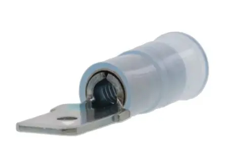 Produktfoto 1 von Molex 19025 Schnellkupplungs-Crimpanschluss, Blau, Teilweise, 6.35 x 0.81 mm, Stecker, 14 AWG min, 16 AWG