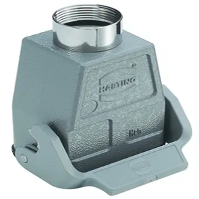 Produktfoto 1 von HARTING Han B Gehäuse Einhebel 1, Kabel 6B Kupplungsgehäuse, IP65