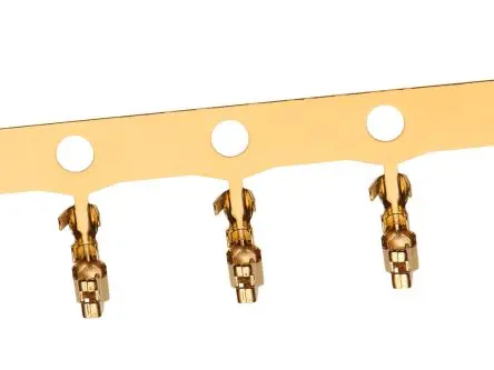 Produktfoto 1 von Molex 59354 Crimp-Anschlussklemme, Buchse Crimpbefestigung 28 AWG, Gold 24 AWG