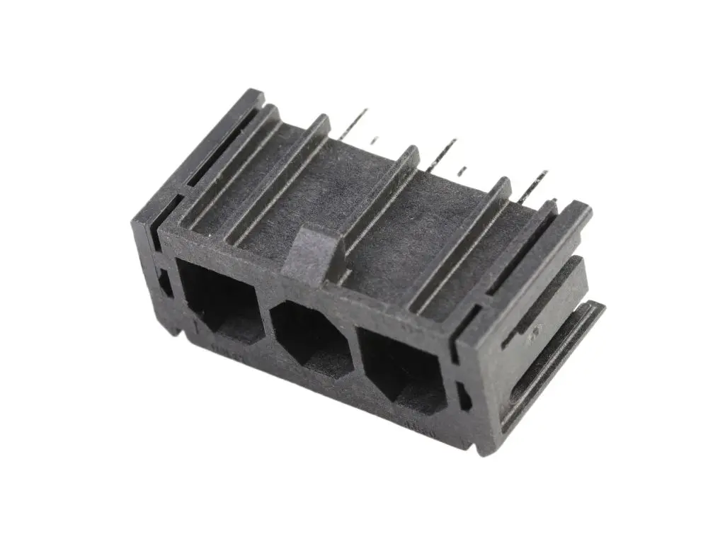 Molex 46007 Leiterplattenleiste gewinkelt, 3-polig / 1-reihig, Raster 7.50 mm Durchsteckmontage, Kabel-Platine,