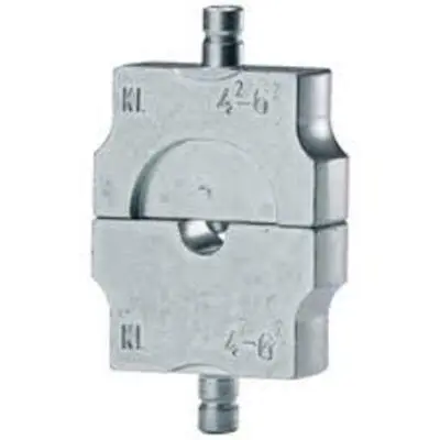 Produktfoto 1 von Klauke HN4 Crimp-Backe, 1 Ports, Crimp-Backe
