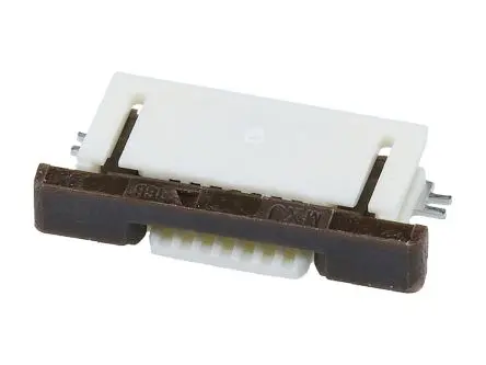 Produktfoto 1 von Molex 52746, Oberfläche gewinkelt FPC-Steckverbinder, 7-polig / 1-reihig, Raster 0.5 mm, SMD