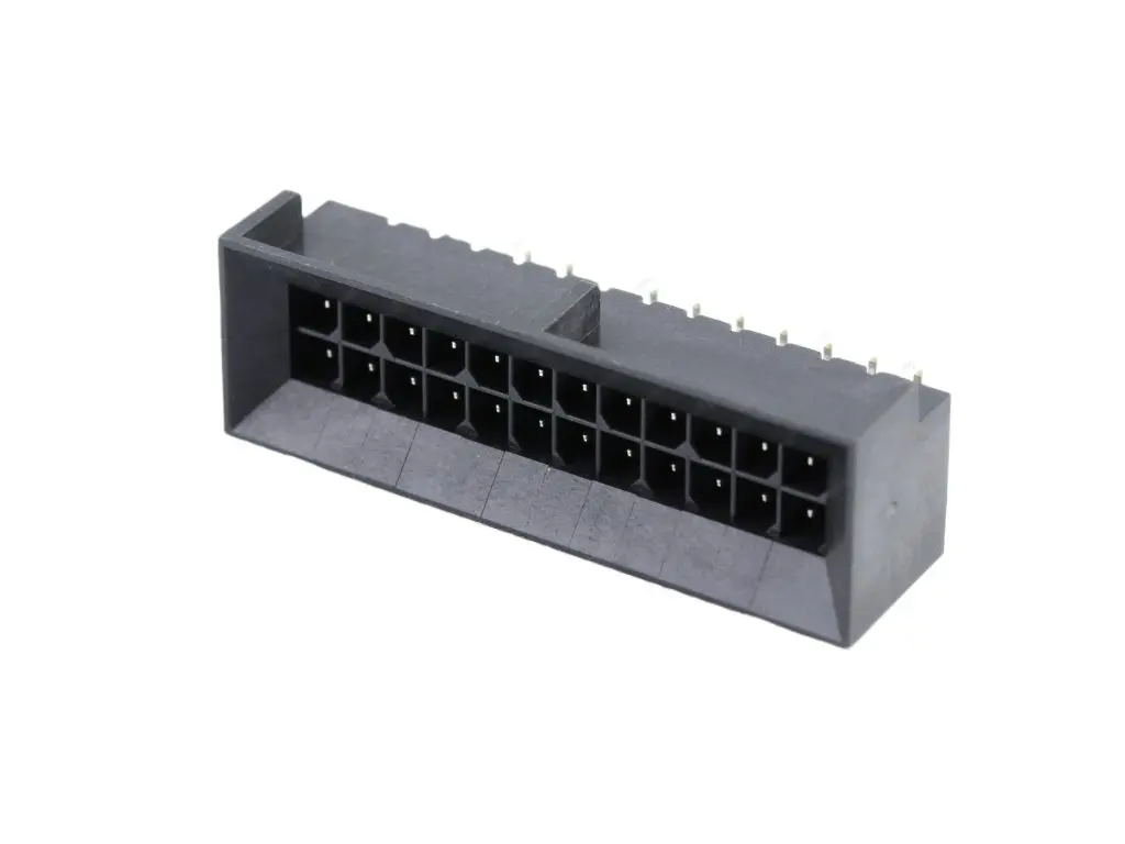 Produktfoto 1 von Molex 44428 Leiterplattenleiste gewinkelt, 24-polig / 2-reihig, Raster 3 mm SMD, Board-to-Board-Konnektivität, Ummantelt