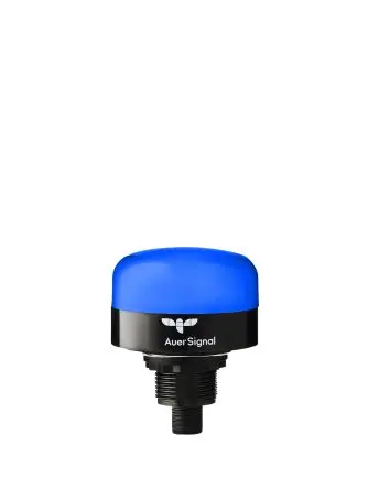 Produktfoto 1 von AUER Signal SD50 LED-Signalleuchte Dauer Signalleuchten 30V dc Blau Bohrung, Ø 50 mm x 65 mm IP66, IP67, IP69, IP69K,