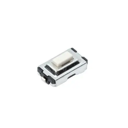 Produktfoto 1 von C & K IP40 Taster 1-poliger Schließer - Schließer Runde Kappe, Kabel 50mA Tastend Grau SMD B. 6mm L. 6 mm