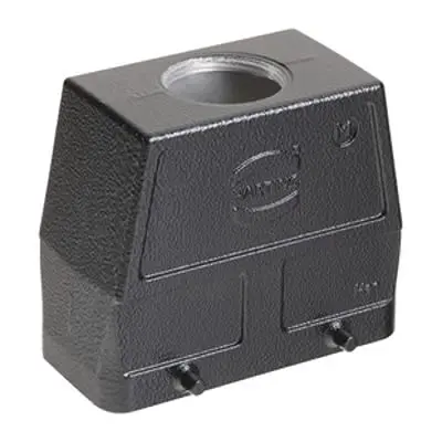 Produktfoto 1 von HARTING Han B Haube Doppelter Hebel 2, Kabel 16B Haube, IP65, IP66, IP67