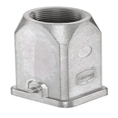 Produktfoto 1 von HARTING Han EMC Haube Einhebel 1, Kabel 3A Haube, IP44, IP65, IP40