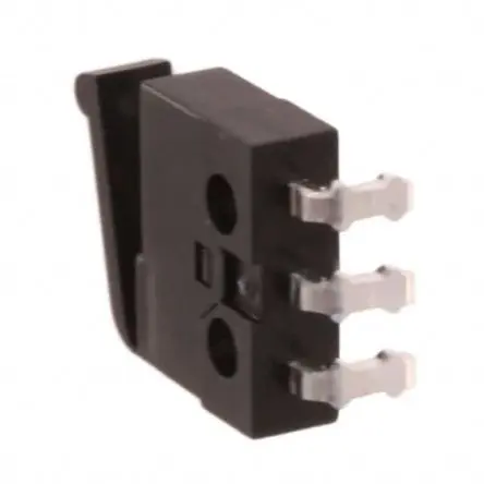 Produktfoto 1 von Omron D2MQ Endschalter, Stiftstößel 1-poliger Umschalter, IP40, Polybutylenterephthalat 0.5A