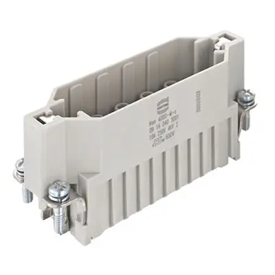 Produktfoto 1 von HARTING Han DD Hochleistungssteckverbinder-Einsätze und -Module Stecker, 40-polig 10A, Stromversorgungssteckverbinder in