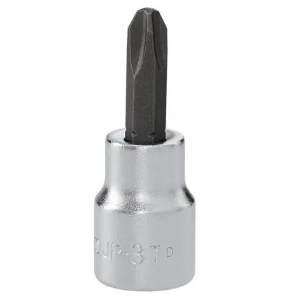 Produktfoto 1 von Facom 3/8 in Phillips Buchse SW PH3 Phillips x 50mm