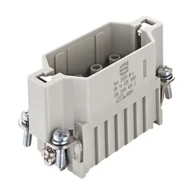 Produktfoto 1 von HARTING Han DD Hochleistungssteckverbinder-Einsätze und -Module Stecker, 28-polig 10A, Stromversorgungssteckverbinder in