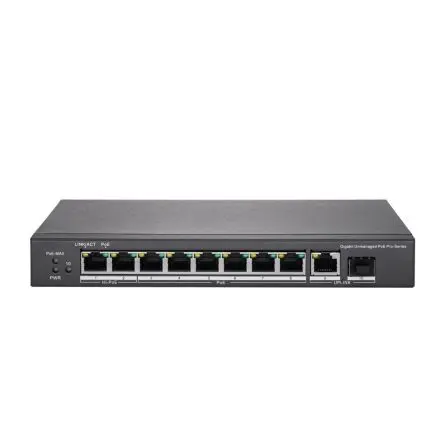 Produktfoto 1 von ABUS Security-Center ITAC10111 Gigabit-Switch 8-Port Gigabit Power Over Ethernet 1000Mbit/s