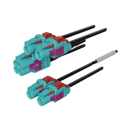 Produktfoto 1 von Molex 4 225775 Kabel assembliert FAKRA-Stecker 4 / FAKRA-Buchse Buchse / Buchse, 1000 mm