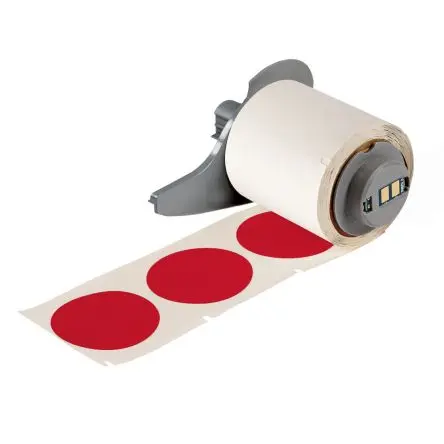 Produktfoto 1 von Brady Etikett B. 46.02 mm für BMP71 250 Pro Rolle auf Weiß Rot Vinyl