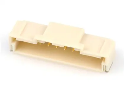 Molex 502352 Stiftsockel gewinkelt, 10-polig / 1-reihig, Raster 2 mm Raster SMD, Unisoliert