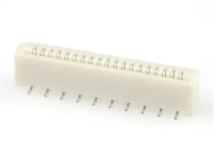 Produktfoto 1 von Molex 52808, Oberfläche Vertikal FPC-Steckverbinder, 19-polig, Raster 1 mm, SMD