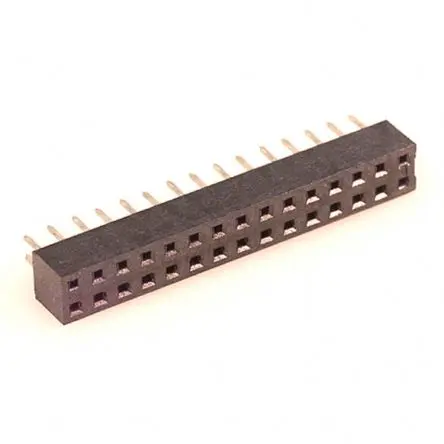 Molex 79107 Leiterplattenleiste Vertikal, 30-polig / 2-reihig, Raster 2 mm Raster Durchsteckmontage, Platine-Platine,