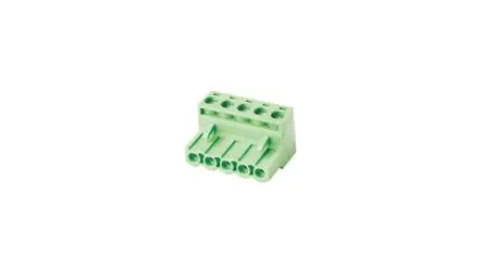 Produktfoto 1 von RND RND 205 Stiftsockel Gerade, Kabel, 4-polig / 1-reihig, Raster 5 mm Schraubbefestigung