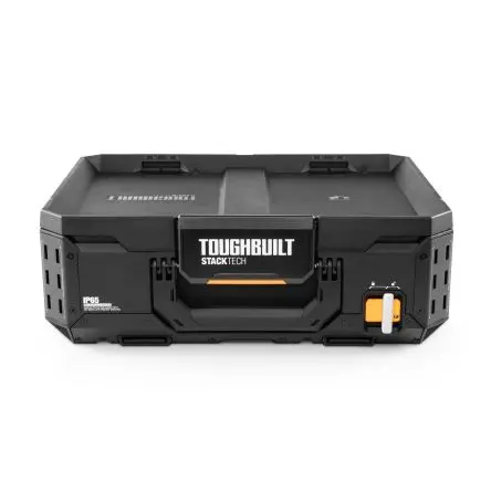 Produktfoto 1 von Toughbuilt Industries Kunststoff Werkzeugbox Schwarz, 1 Schubladen, L. 560.00 mm B. 22 H. 43.5 cm, 6.49 kg, Register