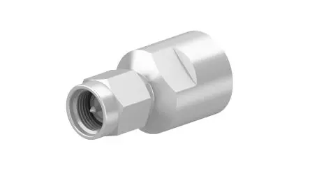 Produktfoto 1 von Huber+Suhner SPJ/SM122L/PCC/PCC/02000 Jumper Stecker/Buchse, 50 Ω, 3.65 mm, Anschlusskabel / SMA gerade, Schwarz