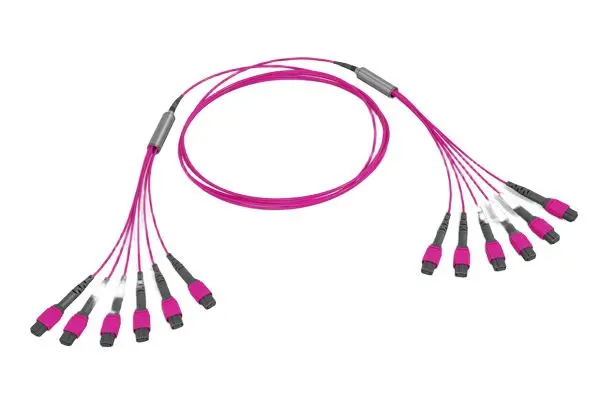 HellermannTyton Connectivity RapidNet Fibre LWL-Kabel 140 m, Raucharm halogenfrei Magenta