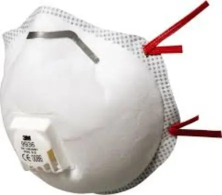 Produktfoto 1 von 3M 9900 Staubschutzmaske mit Ventil FFP3 CE, EN 149:2001 + A1:2009 Eingegossen 180 pro Paket Stück