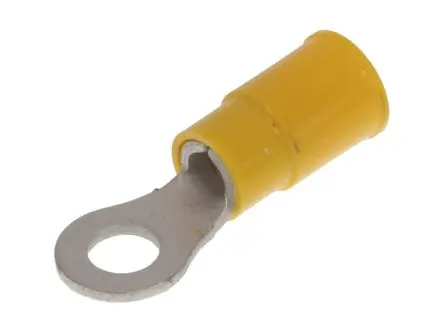 Produktfoto 1 von Molex 19070 Ringkabelschuh, Isoliert 12 AWG, Gelb, 10 AWG max.AWG, aussen ø 6.4 mm, 10