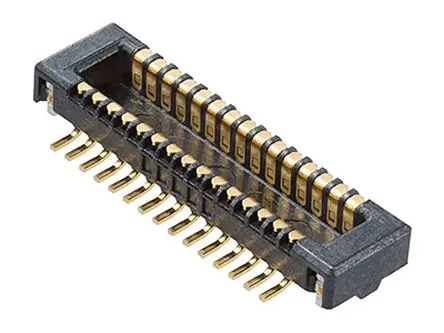 Produktfoto 1 von Molex 55909 Stiftsockel Vertikal, 30-polig / 2-reihig, Raster 0.4 mm Raster Oberfläche, Platine-Platine, Ummantelt