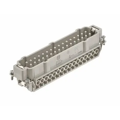 Produktfoto 1 von HARTING Han E Hochleistungssteckverbinder-Einsätze und -Module Stecker, 32-polig 16A, Schraubanschlussklemme,
