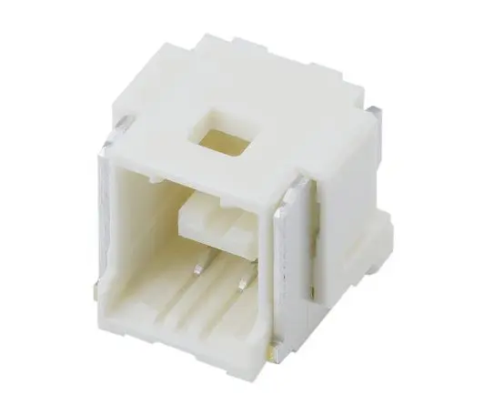 Produktfoto 1 von Molex 502585 Leiterplattenleiste gewinkelt, 2-polig / 1-reihig, Raster 1.5 mm SMD, Kabel-Platine, Ummantelt