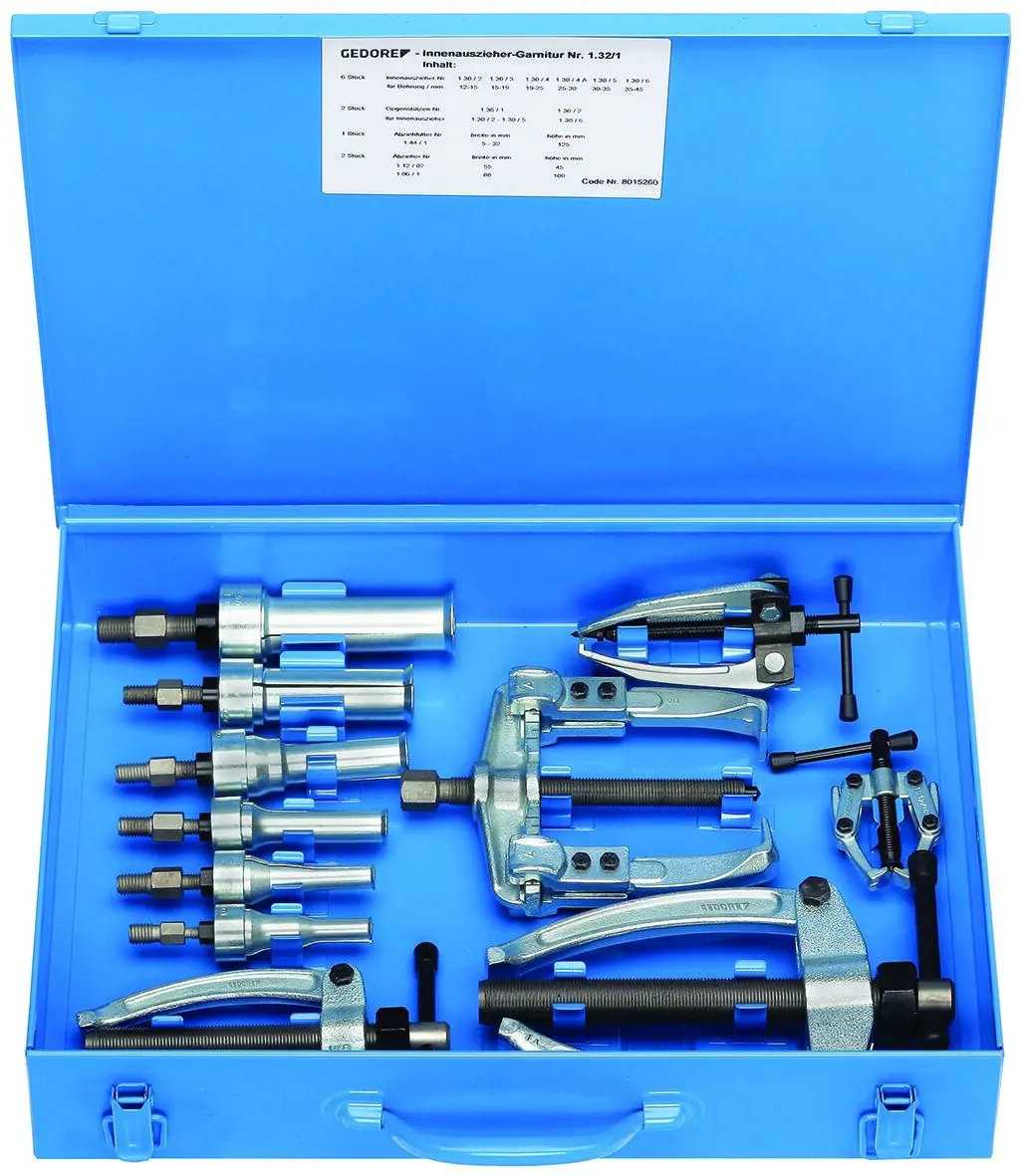 Produktfoto 1 von Gedore Mechanisch Abzieher-Set, 11-teilig