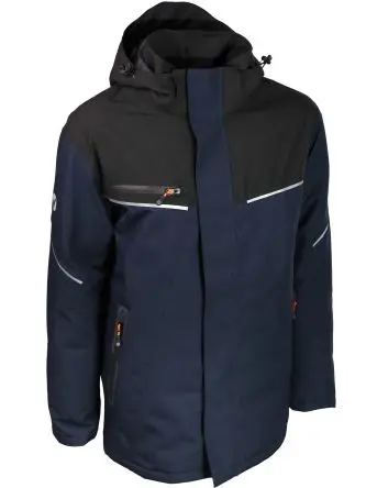 Produktfoto 1 von SINGER SAFETY PORTLAND Unisex Wasserdicht und atmungsaktiv Parka 100 % Polyester Schwarz, Marineblau, Größe 2XL