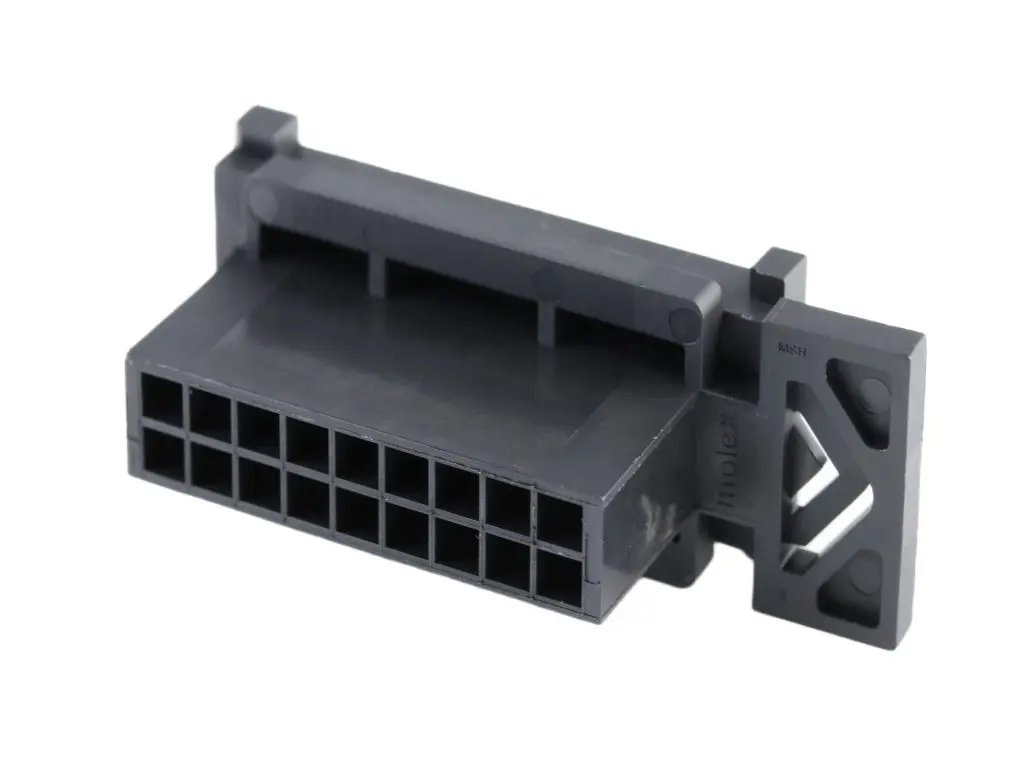 Produktfoto 1 von Molex 44300 Stecker Steckverbindergehäuse 3 mm, 18-polig / 2-reihig Gerade