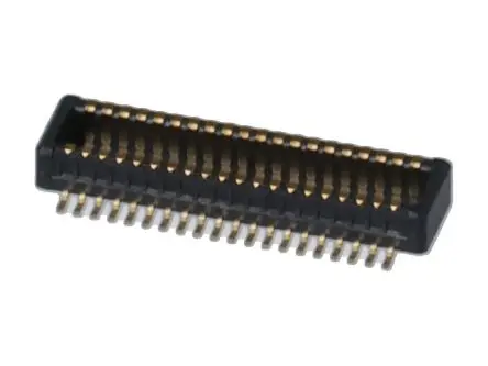 Produktfoto 1 von Molex 53885 Leiterplattenleiste Vertikal, 40-polig / 2-reihig, Raster 0.5 mm Raster Oberfläche, Platine-Platine,