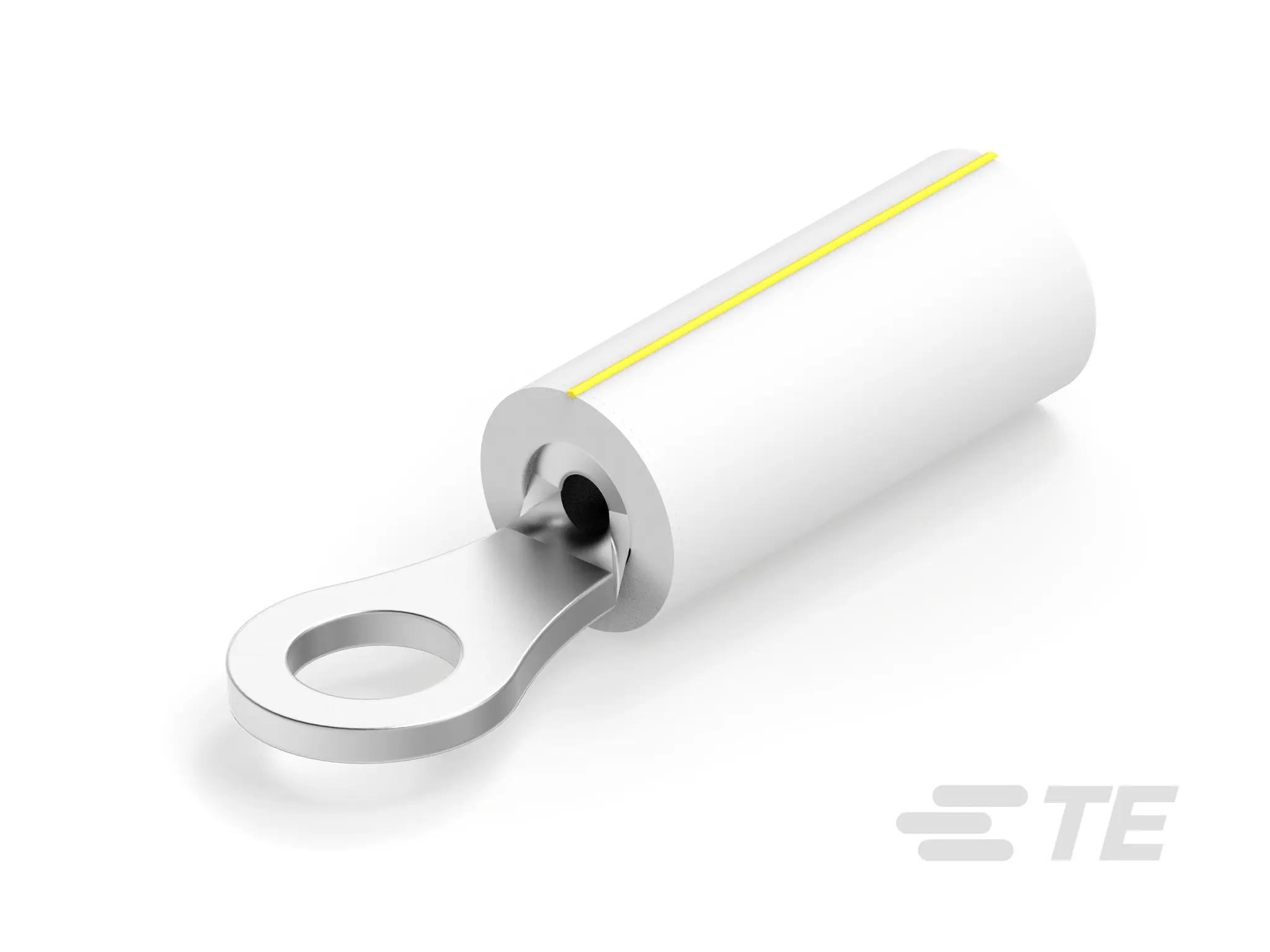 Produktfoto 1 von TE Connectivity PIDG Ringkabelschuh, Teilweise isoliert 26 AWG, Natur, 24 AWG max.AWG, innen ø 3.02 mm, 4
