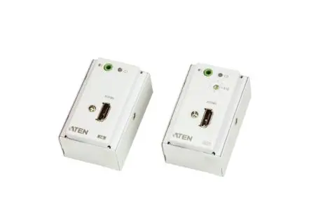 Aten HDMI Verlängerung HDMI Video-Extender Cat5, 1080 pixel Max., 2 Videoanschlüsse, 1.8 m Erweiterungsdistanz, 0.18 kg