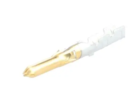 Produktfoto 1 von Molex 1854 Crimp-Anschlussklemme, Stecker Crimpbefestigung 30 AWG, Gold 24 AWG