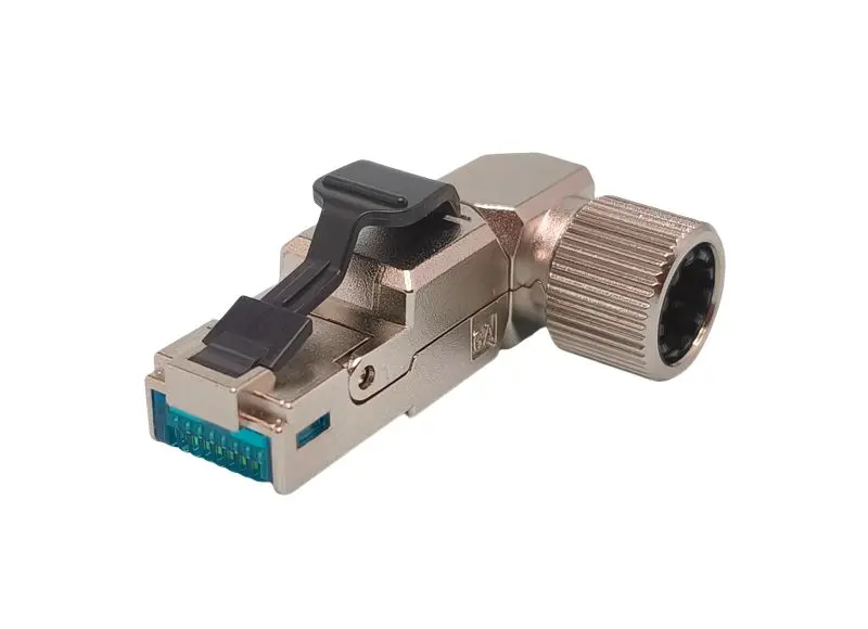 TUK Limited PGS Stecker Cat6a Modularer Steckverbinder, 1-Port Abgeschirmt Kabel