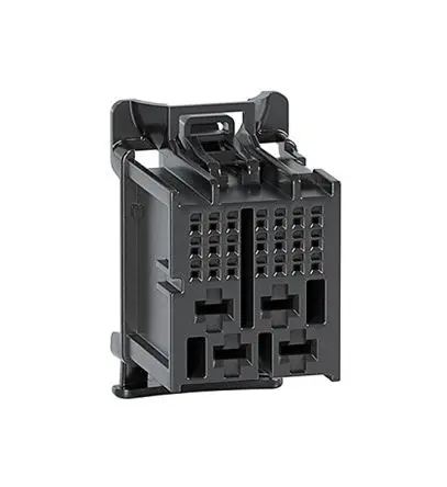 Produktfoto 1 von Molex 160027 Steckverbindergehäuse, Kabel-Platine, Anschluss, Crimp-Anschlussklemme, Buchse, 25-polig, Schwarz /