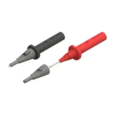 Produktfoto 1 von Prüfspitzen Schwarz, Rot, Messing Spitze 2 mm 10A