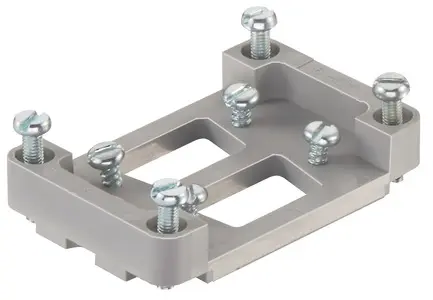 Produktfoto 1 von HARTING Han B Adapterplatte, Grau