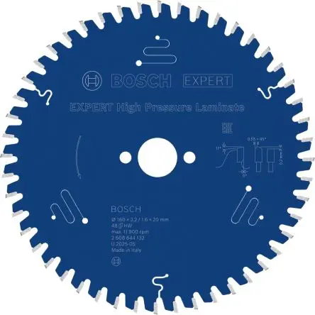 Produktfoto 1 von Bosch 48 Hartmetall Laminate Sägeblatt, Ø 160 mm 1
