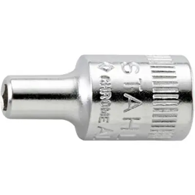 Produktfoto 1 von STAHLWILLE 1/4 in Sechskant Buchse SW 3 mm Vierkant x 23.00 mm