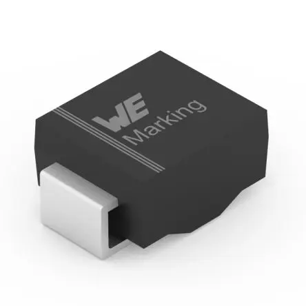 Produktfoto 1 von Wurth Elektronik Diode Bidirektional 600 W 17.6 V min., 2-Pin, Oberfläche DO-214AA (SMB)
