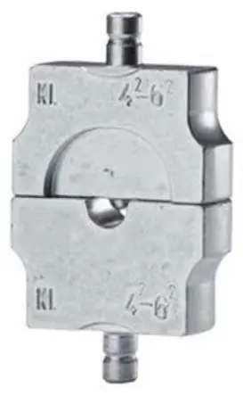 Produktfoto 1 von Klauke HN4 Crimp-Backe, 1 Ports, Crimp-Backe